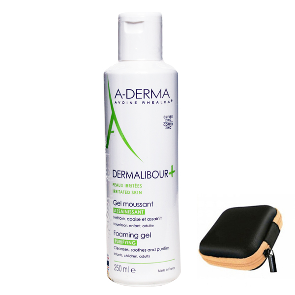 A-Derma Dermalibour+ Foaming Gel: Gel Làm Sạch Da Bị Kích Ứng (250ml)