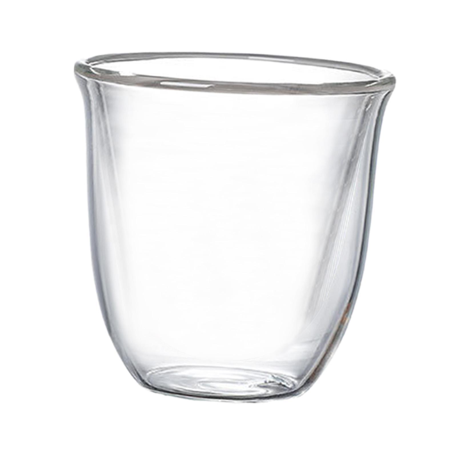 Espresso Cups Clear Glassware Glass Coffee Cups for Cappuccino Milk Beverage