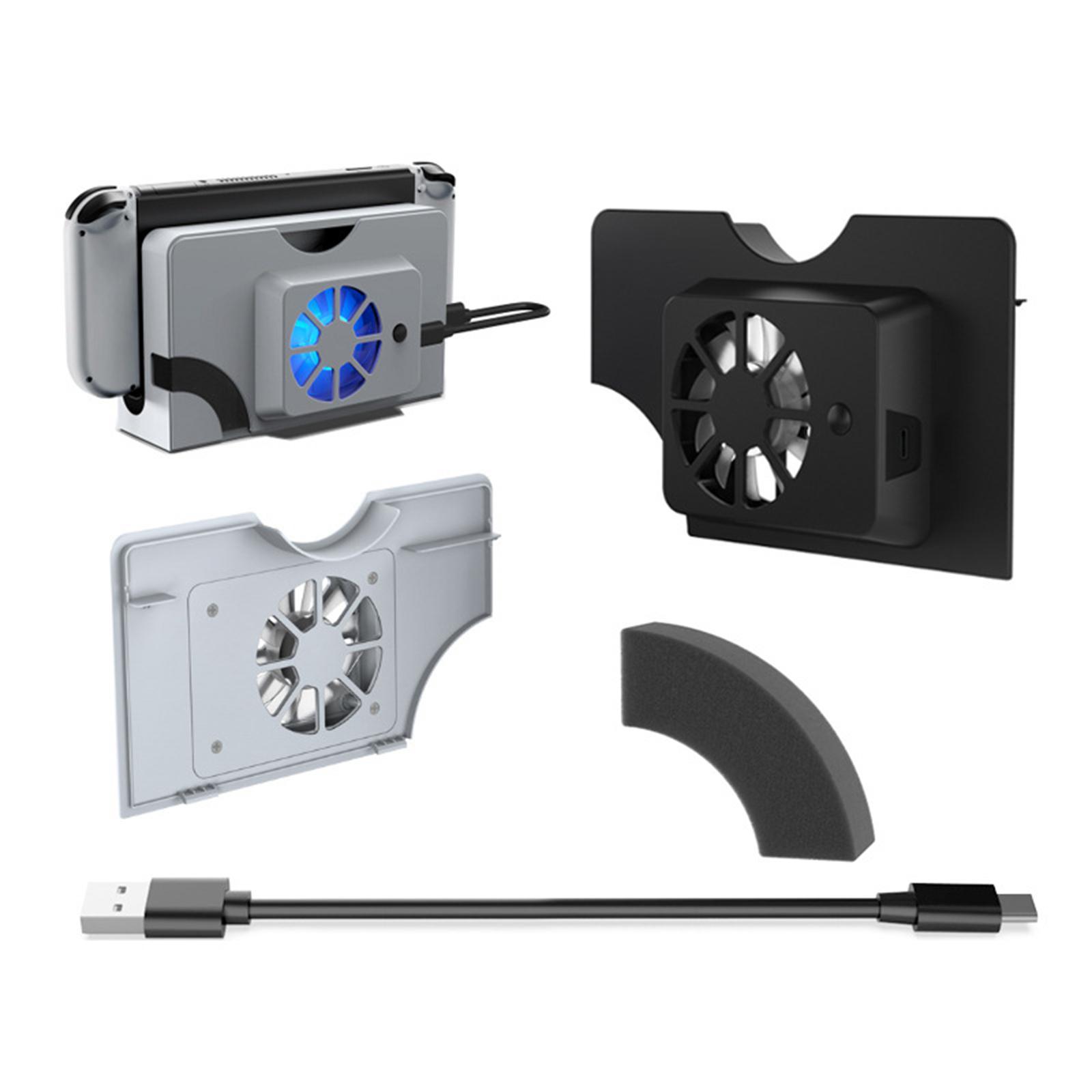 USB Cooling Fan USB/Type-C Cable Accessories for Switch OLED ABS