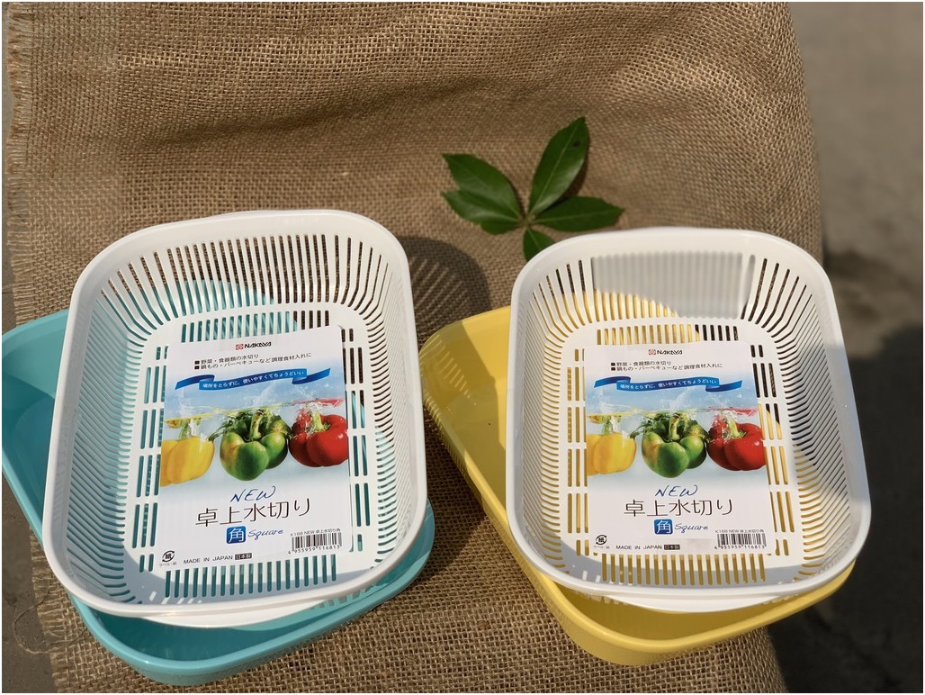Bộ khay đựng rau củ 2 lớp Nakaya - Nội địa Nhật Bản