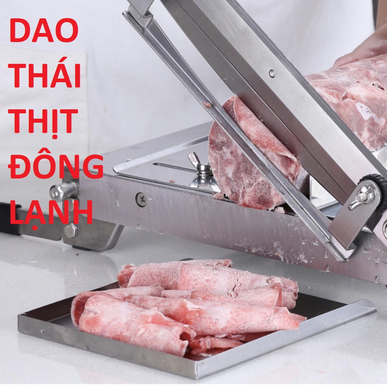 Dao chặt gà, chặt xương, thái thịt đông lạnh đa năng cao cấp Nhập Khẩu Chính Hãng Bản đặc biệt 4.2 Kg. Kích thước 25x35x8 Cm