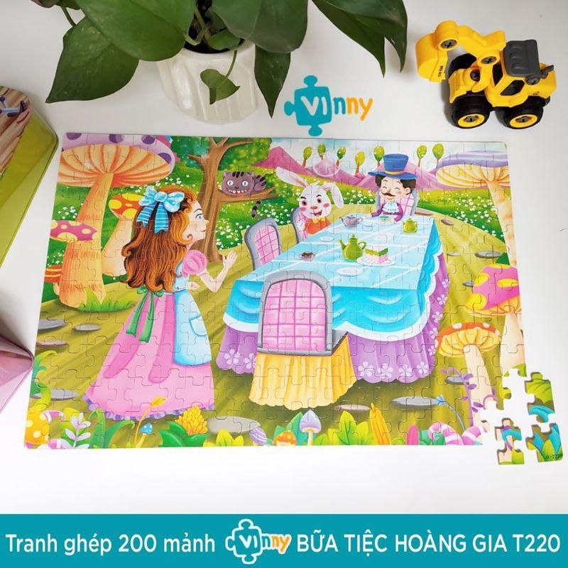 Tranh ghép xếp hình gỗ 60 mãnh, Đồ chơi lắp ráp thông minh cho bé phát triển tư duy