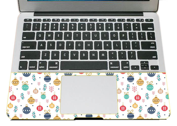 Mẫu Dán Skin Trang Trí Mặt Ngoài + Lót Tay Laptop Holidays LTHLD - 172