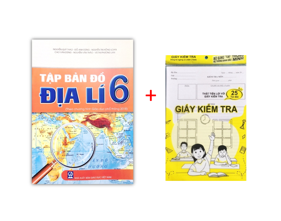 Sách - Tập bản đồ Địa Lí Lớp 6