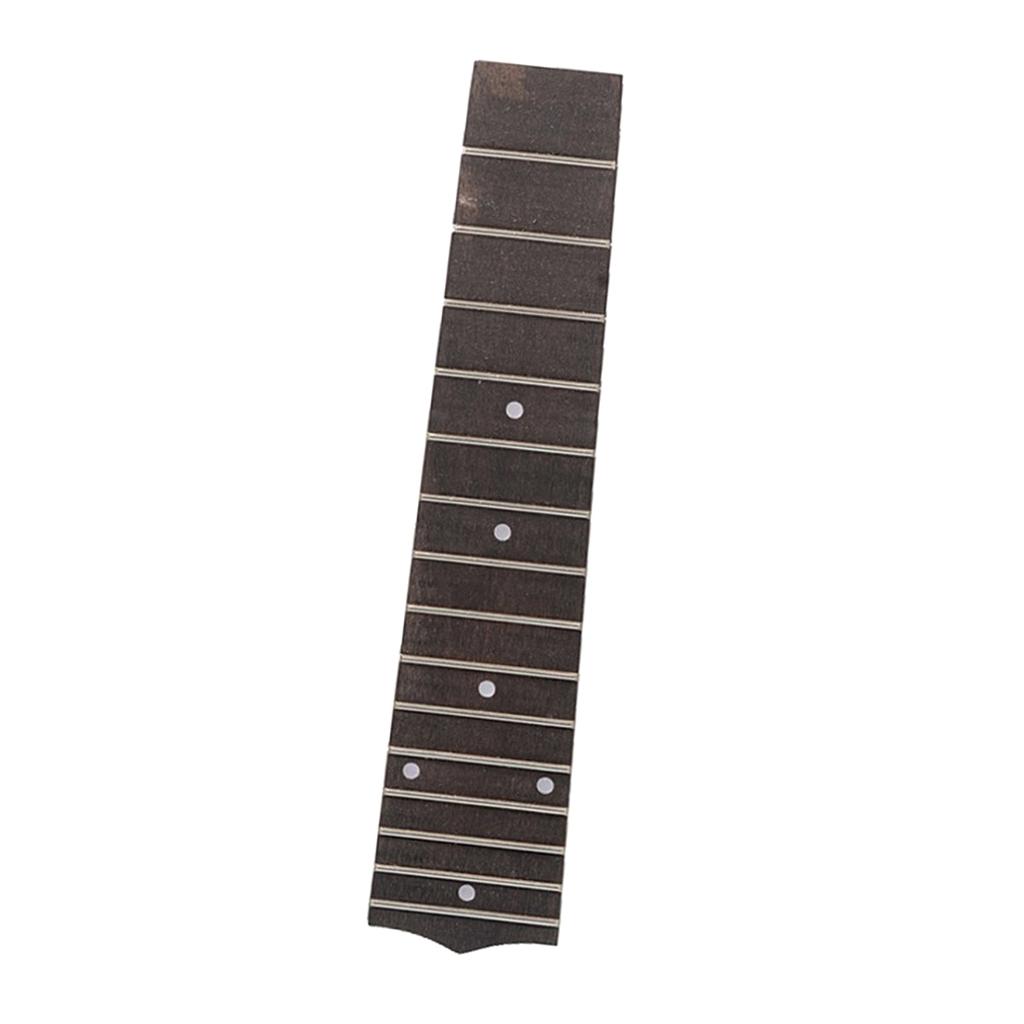 Sunnimix Đàn Ukulele 15 Giải Tầng Ván Trượt Ngón Tay Fretboard Dụng Cụ Âm Nhạc Phần Trắng Điểm 215X35X48 Mm