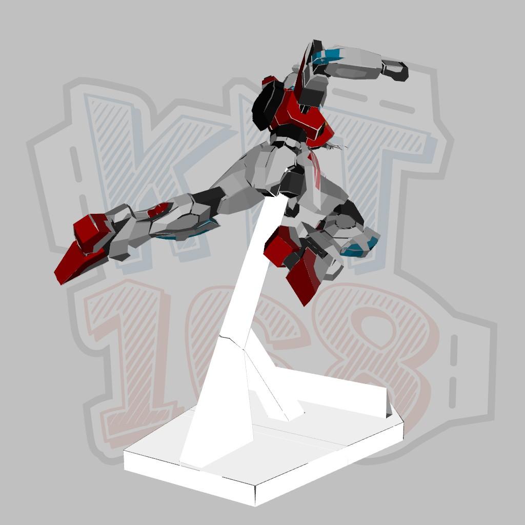 Mô hình giấy Anime Build Burning Gundam