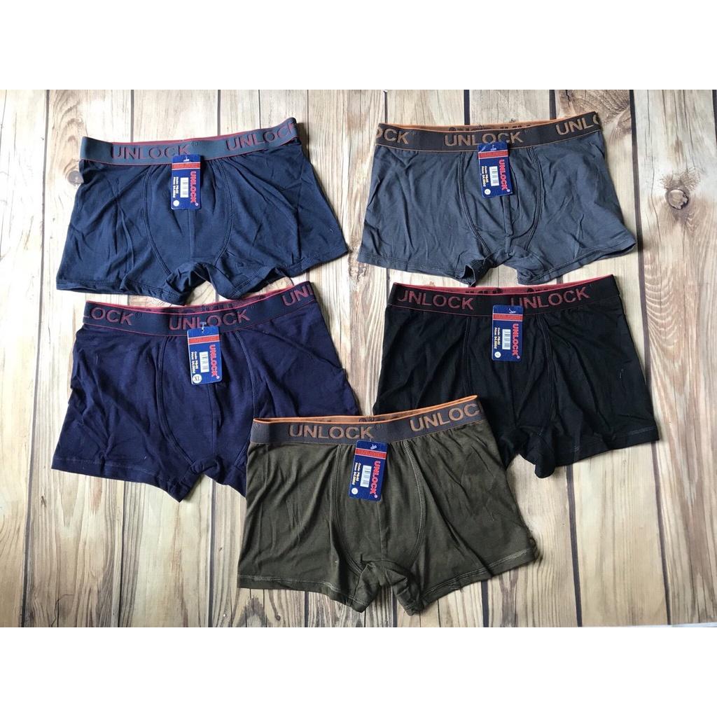 Quần lót đùi nam thun cotton lưng bản to QNN-004
