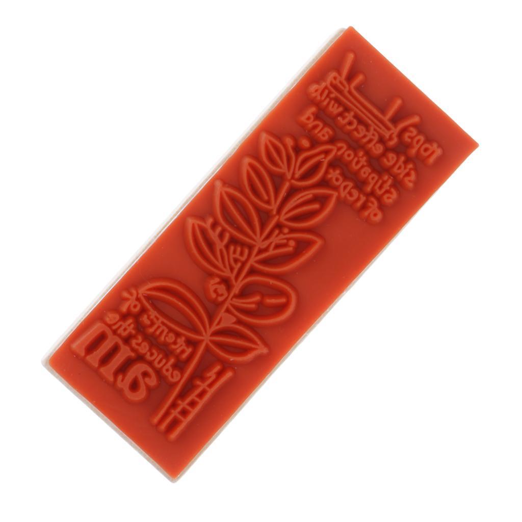 1 Piece Retro Style Wooden Flower Stamp For Scrapbooking English Letters DIY