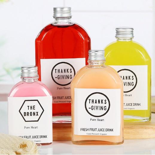 Chai thủy tinh dung tích 250-350-500 ml đựng cà phê, nước ép, trà sữa