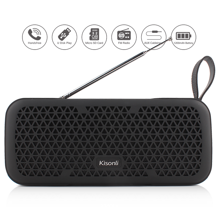 Loa Bluetooth Xách Tay Mini Kisonli 1982 ( Màu Ngẫu Nhiên) - HÀNG CHÍNH HÃNG