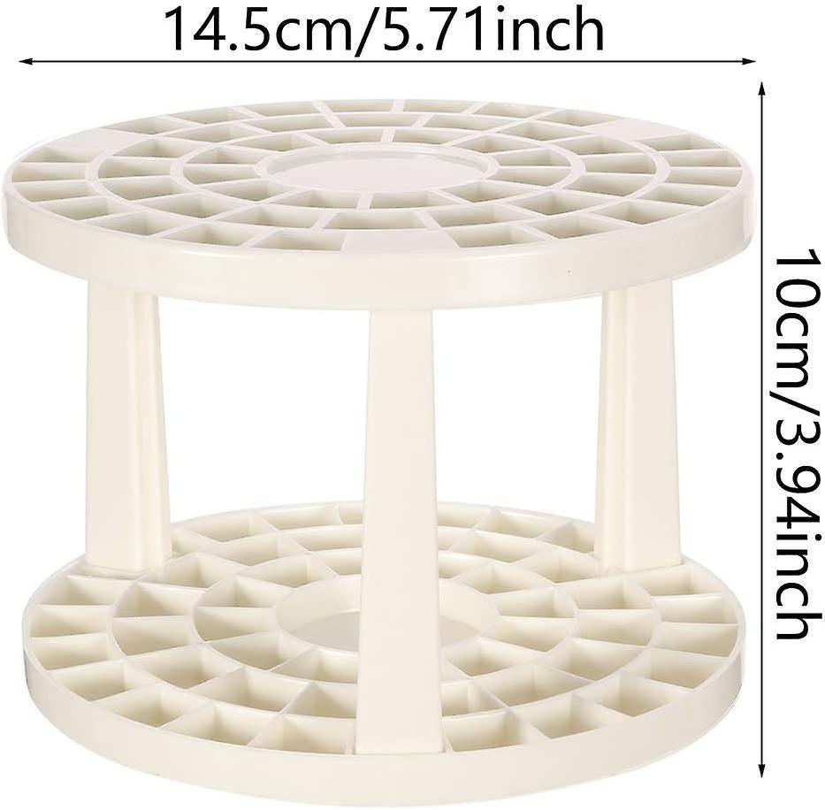 Người giữ bàn chải 49 hố nghệ thuật bàn chải có thể tháo rời di động trong chậu cây trang điểm nhựa cho văn phòng studio