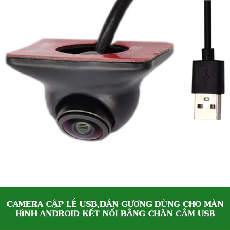 Camera Cập Lề USB Dán Gương Độ Phân Giải AHD 1080P,Dùng Cho Màn HÌnh Android