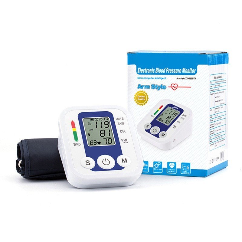 Máy đo huyết áp giúp theo dõi sức khỏe hằng ngày của gia đình bạn. Tặng kèm theo ghế massage Toàn thân