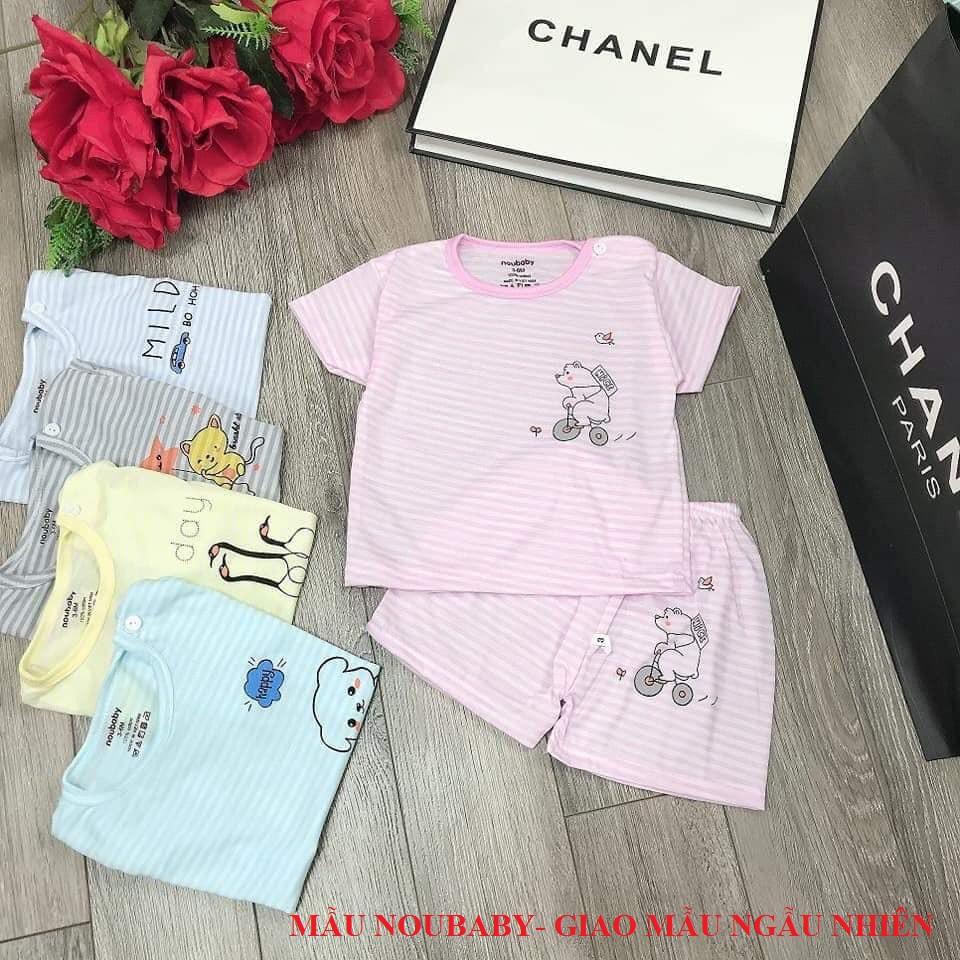 Set 5 bộ quần áo dễ thương mùa hè thoáng mát cho con