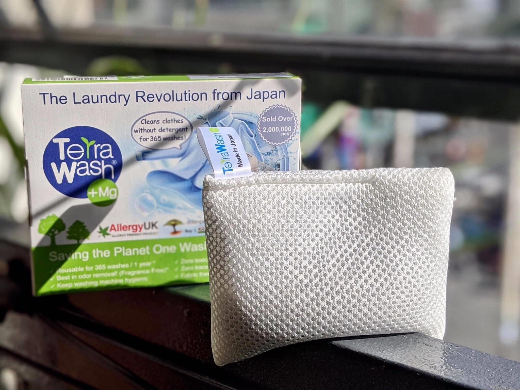 Terra Wash +Mg Túi Giặt Thay Thế Xà Phòng Made In Japan - Tặng Baking Soda.