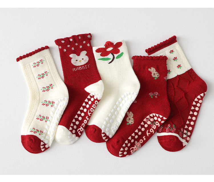 SET 5 ĐÔI TẤT VỚ 44 SIÊU XINH DỄ THƯƠNG TỪ 1-12 TUỔI DÀNH CHO BÉ GÁI