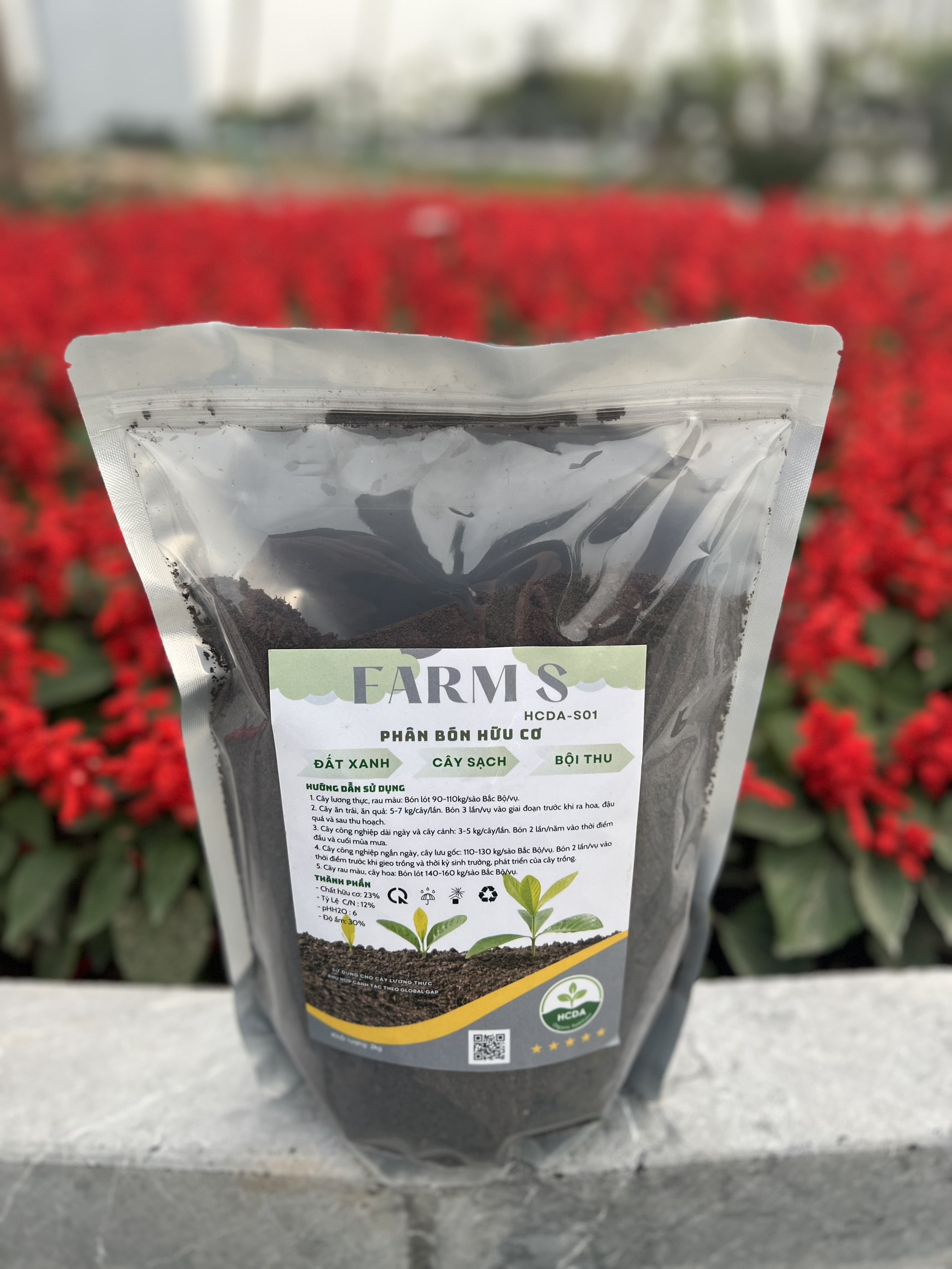 Phân Hữu Cơ FARM'S - HCDA S01 Dành Cho Cây Lương Thực - S01LT