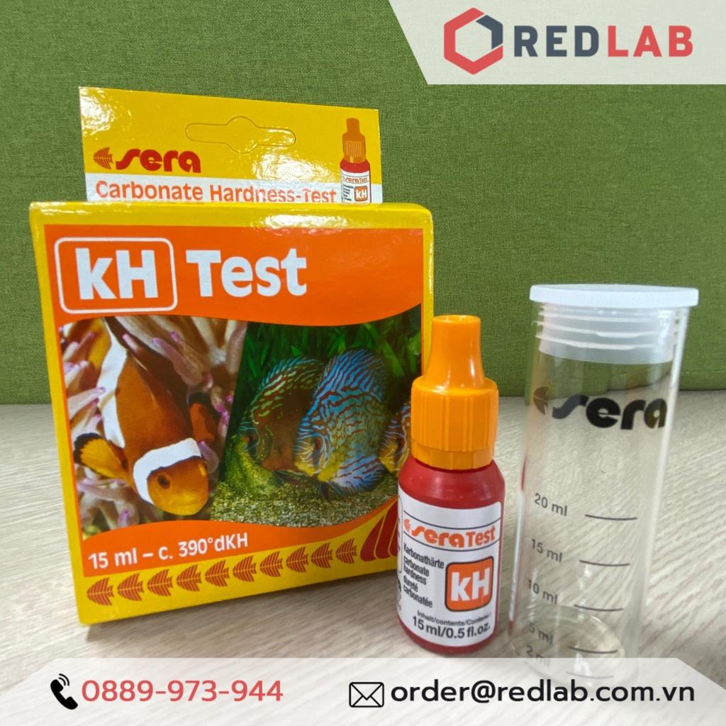 Test kH Sera, kiểm tra kiềm trong nước nuôi thủy sản nhanh chóng.