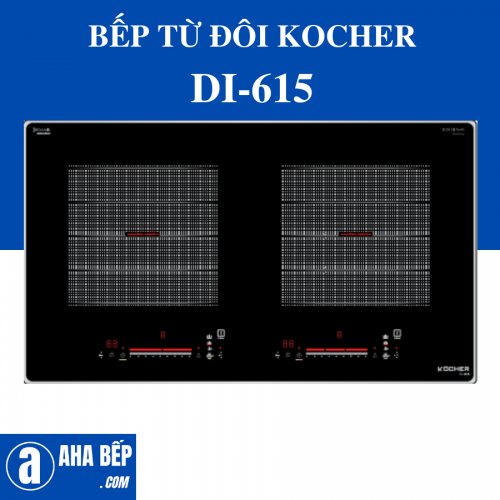 BẾP TỪ ĐÔI KOCHER DI-615 - Hàng Chính Hãng