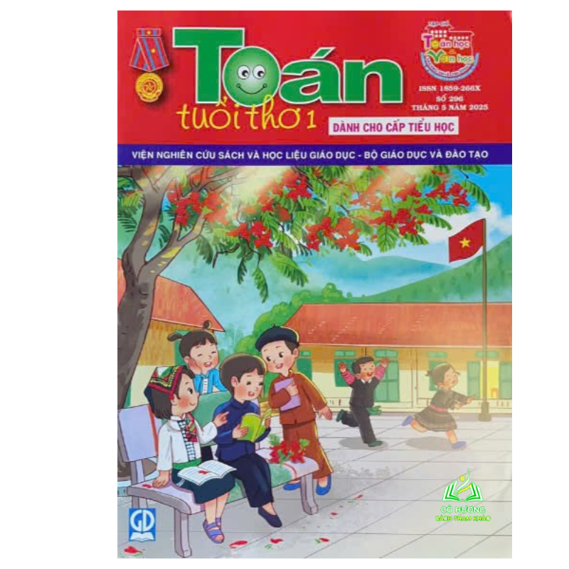 Sách - Combo Toán tuổi thơ ( 1, 2 ) + Văn tuổi thơ ( bán kèm bút)
