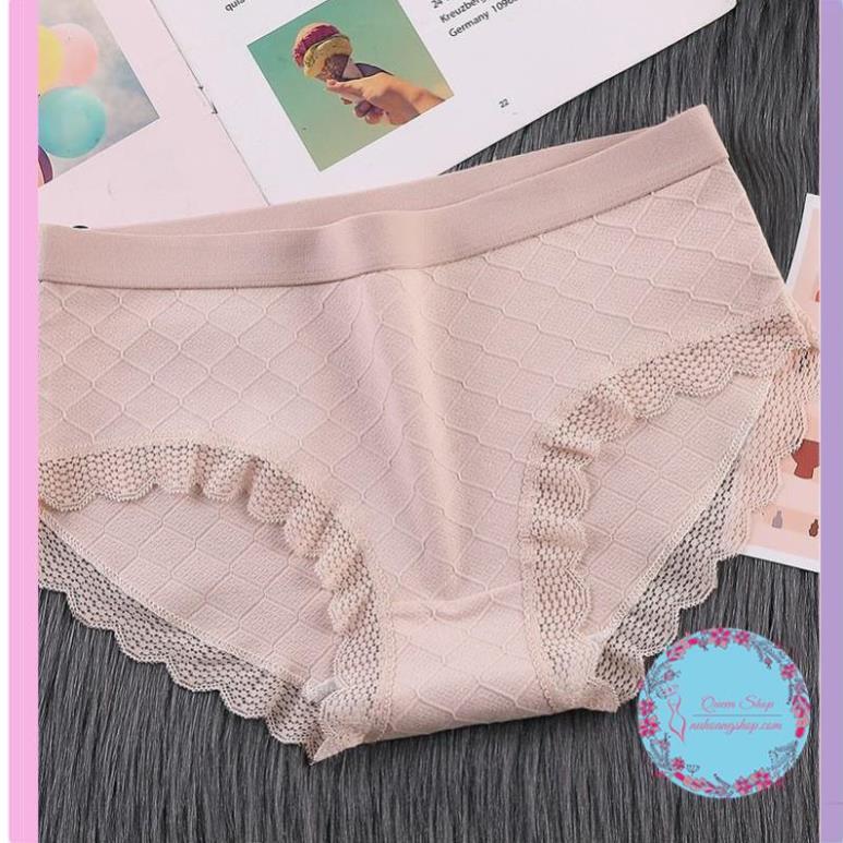 Quần lót nữ Cotton Ép - QUẦN LÓT COTTON KHÁNG KHUẨN THOÁNG MÁT TÔN DÁNG DL111