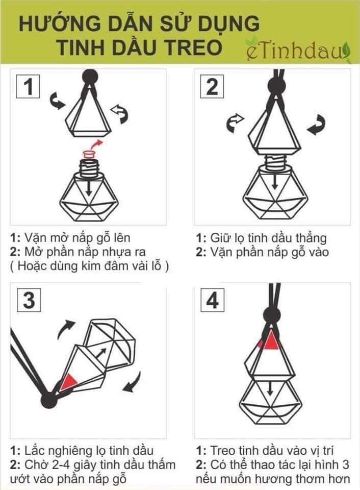 Tinh Dầu Oải Hương Treo Phòng, Treo Xe ô tô (Lavender) Chính Hãng TIDAMO Giúp Thơm Thư giản, Kháng Khuẩn Và Bảo Vệ Sức Khỏe