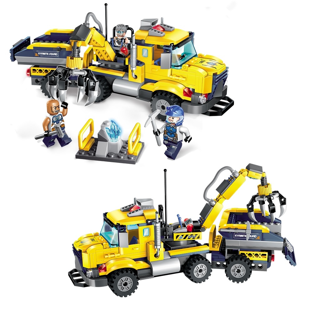 Đồ chơi lắp ráp mô hình Xe vận chuyển đá Kyanite Qman 2407