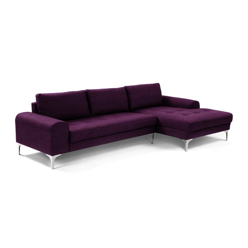 Sofa Góc L-Concept Juno Sofa Smart Oled 289 x 151 x 85 cm (Tím) 