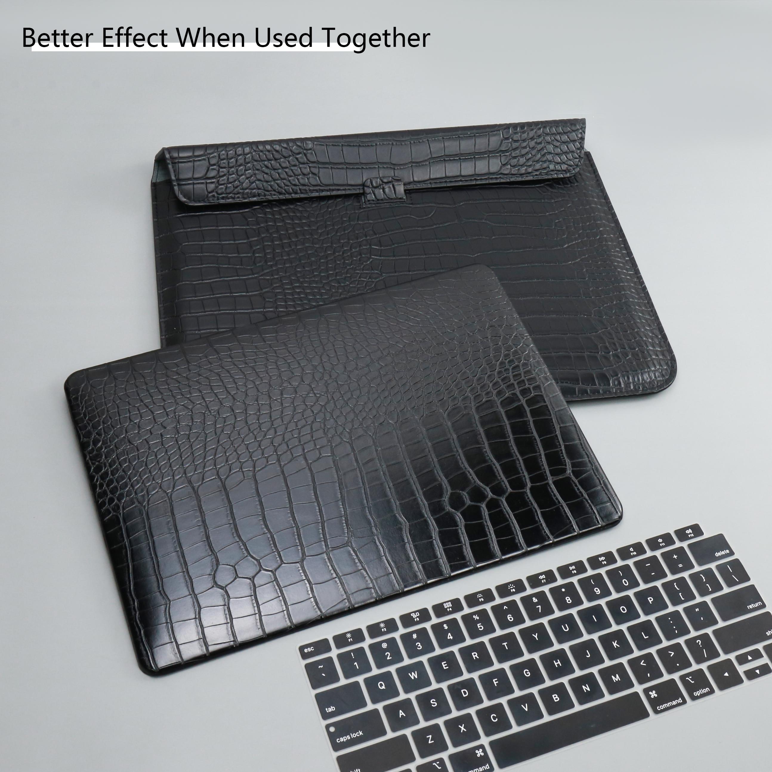 Túi Đựng Laptop Ốp Lưng Cho Macbook Air 13 2020 M1 Dành Cho Macbook Pro 13 2019 Pro 16 11 12 13 15 Inch Bao Da Laptop