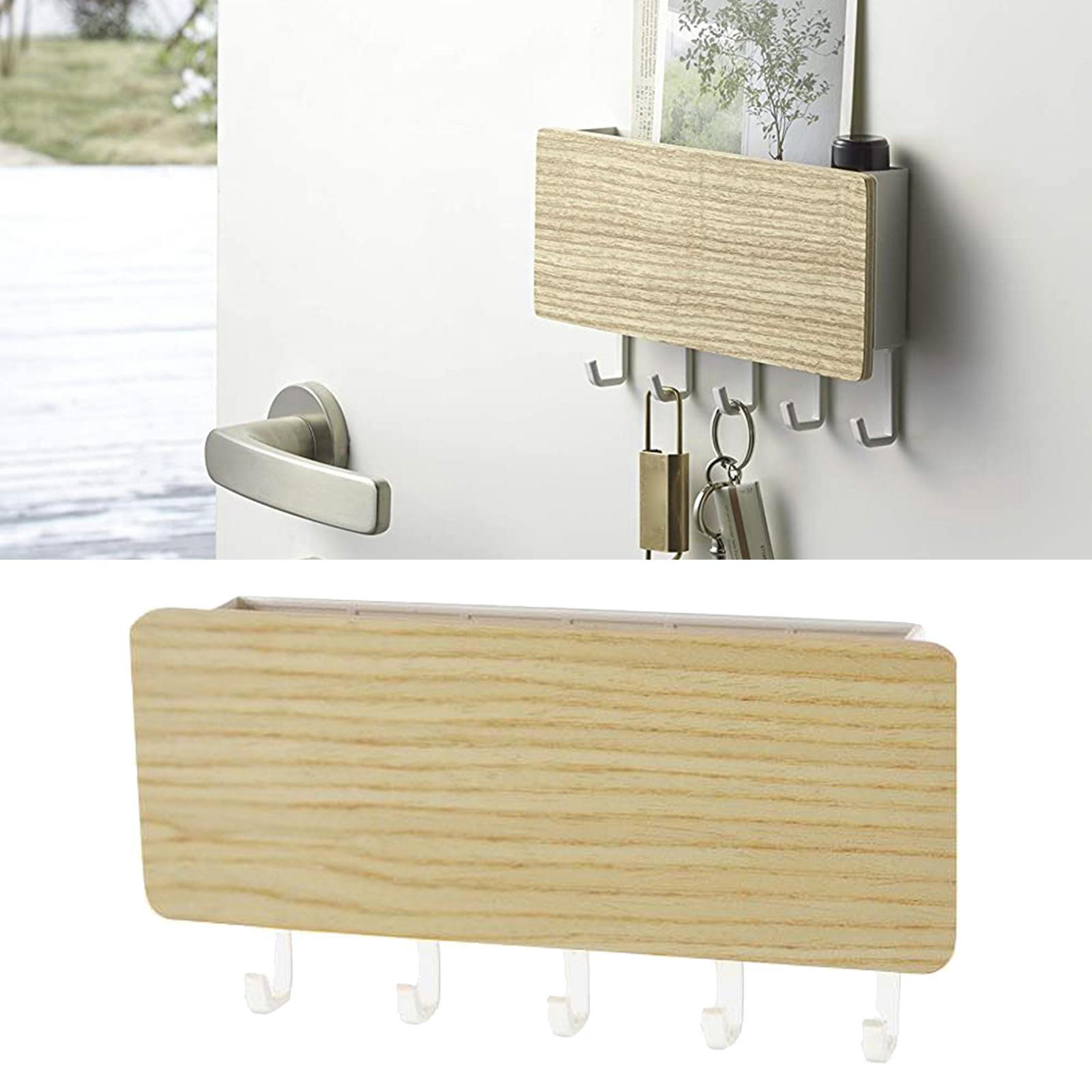 2Pcs Key Holder Letter Storage Door Rack Organizer Wall Hanger Hook