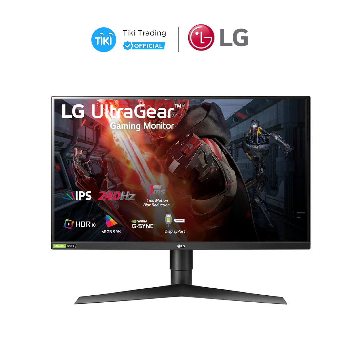 Màn hình Gaming LG UltraGear 27GN750-B 27'' 16:9 Full HD (1920x1080) / 1ms / 240Hz / IPS / HDR10 / NVIDIA G-Sync Compatible/ Adaptive-Sync - Hàng Chính Hãng