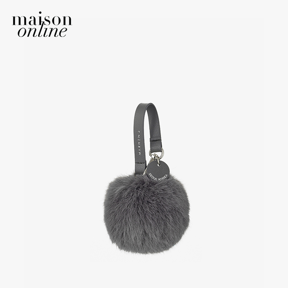 Marhen.J - Móc khóa túi hình tròn Cotton Candy Fur Charm MJ19CCANDY-CH