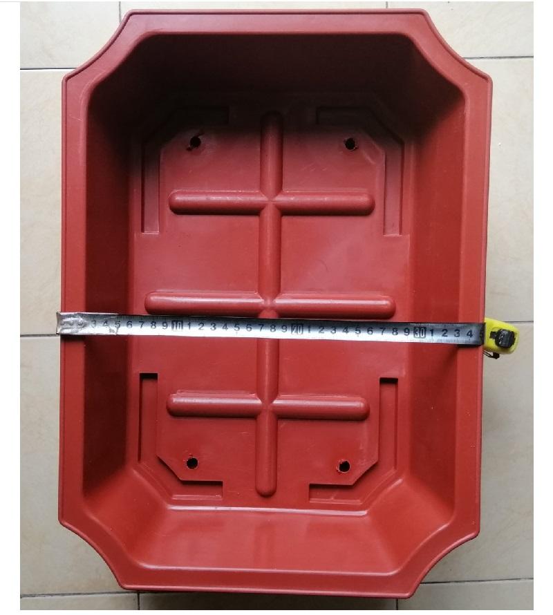 5 Khay Nhựa Bình Thuận PLASTIC Kích Thước 50X35X12CM - Màu Nâu