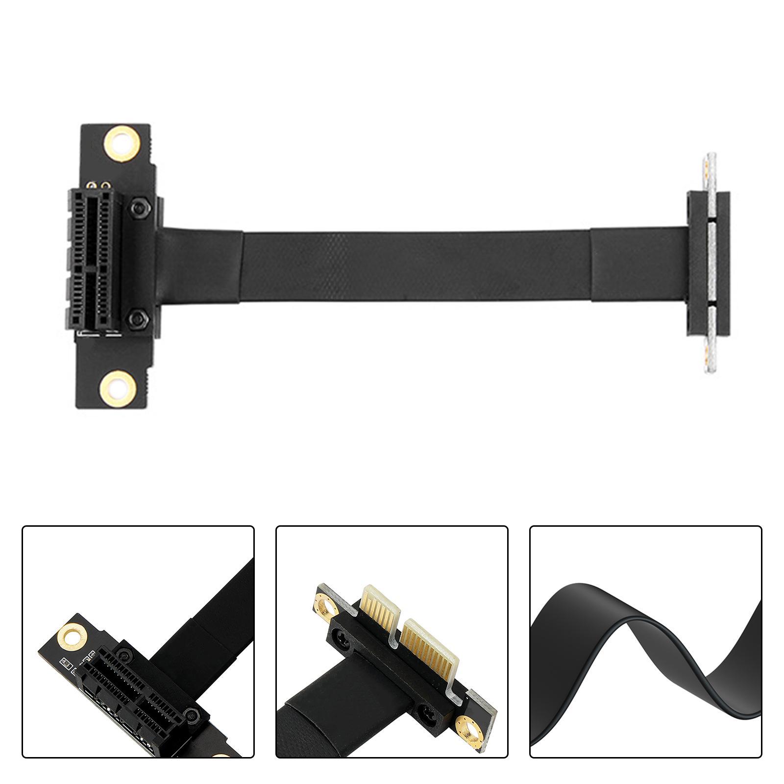 PCIe X1 X4 Expansion Card Cable Adapter Converter 5cm