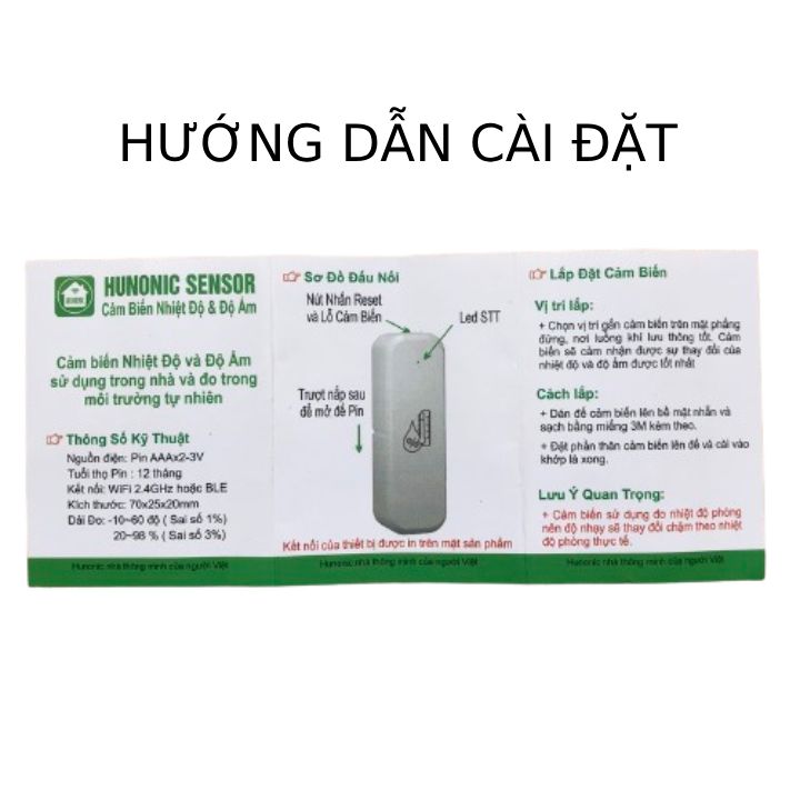 Cảm Biến Nhiệt Độ Và Độ Ẩm Wifi Hunonic - Giải Pháp Đơn Giản Và Thông Minh Cho Hệ Thống Của Bạn