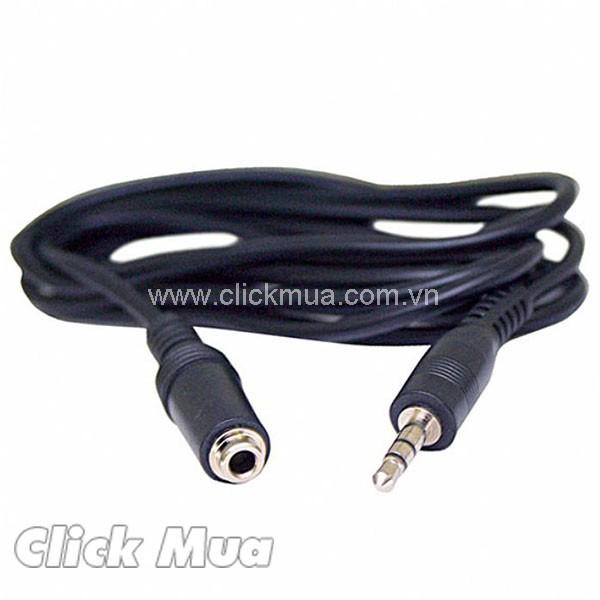 Cable loa nối dài jack 3.5mm - dài 1,5m - 3m - 5m - 10m Dây tốt chống nhiễu âm thanh cực tốt