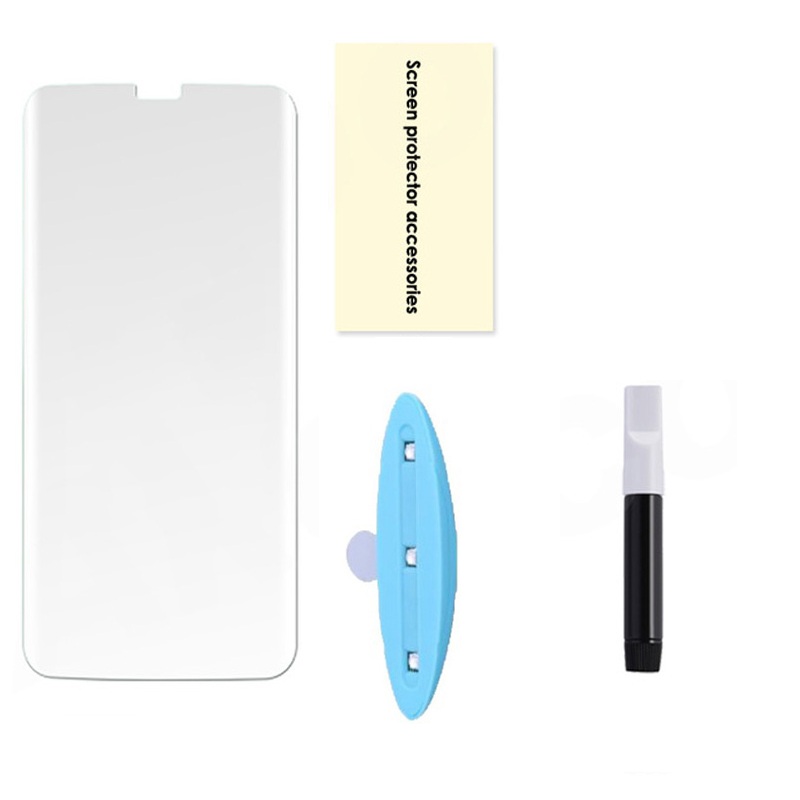 Tấm kính cường lực trong suốt full keo UV dành cho LG V30