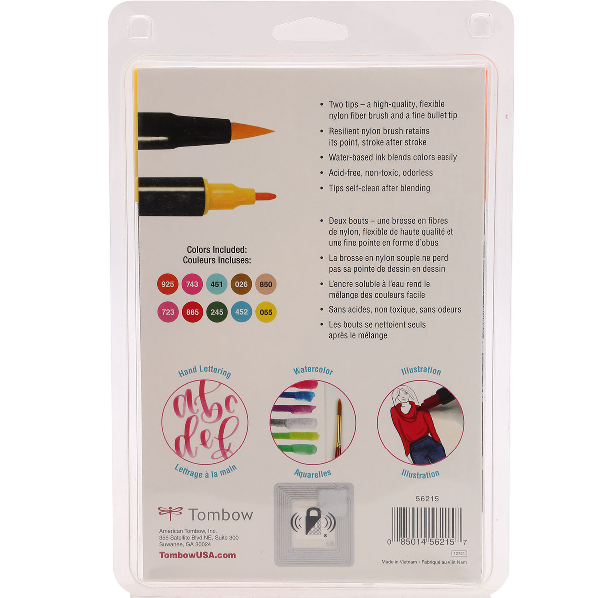 Set 10 bút Tombow ABT Dual Brush