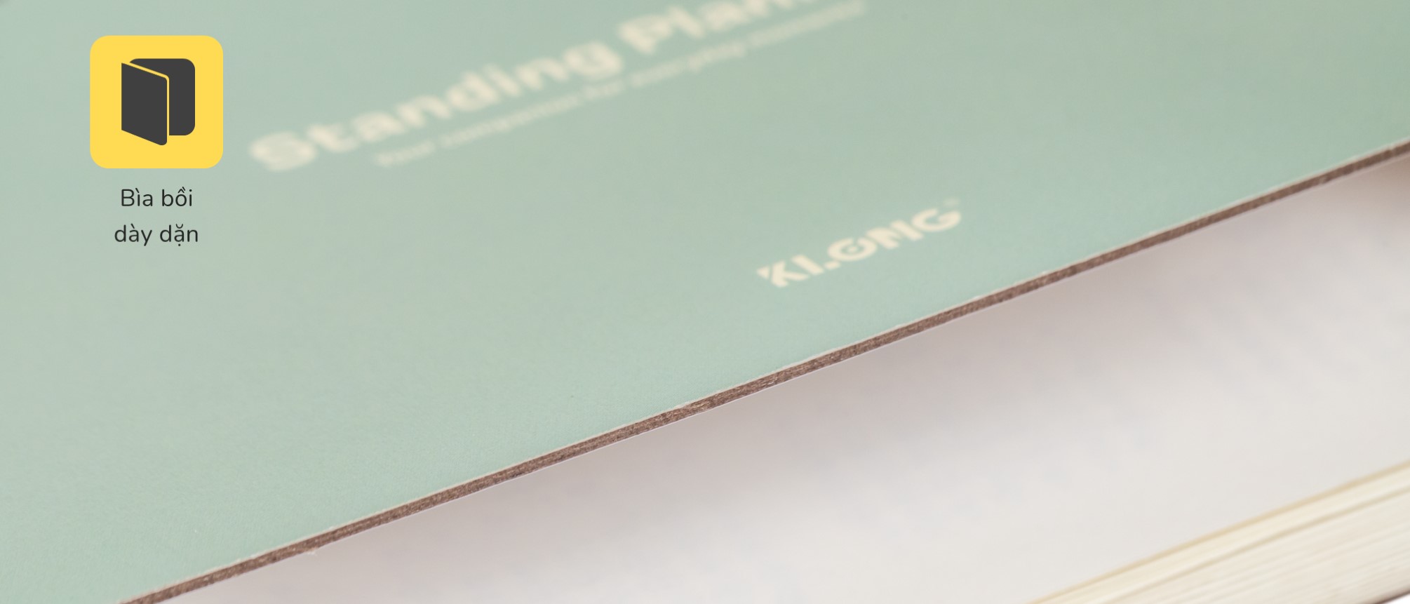 Sổ kế hoạch lò xo kép Klong Standing Planner B6 160 trang 100/76; MS: 945