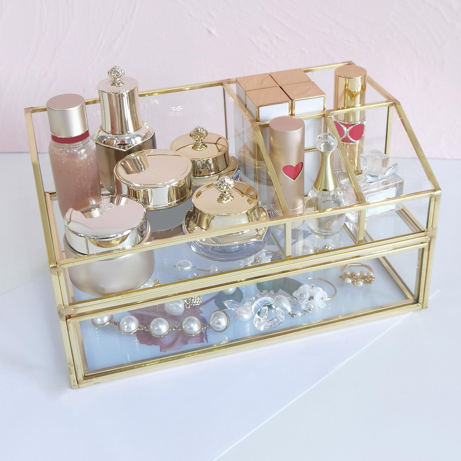 Cosmetic Makeup Lipstick Jewelry Holder Storage Organizer Home Table Decor