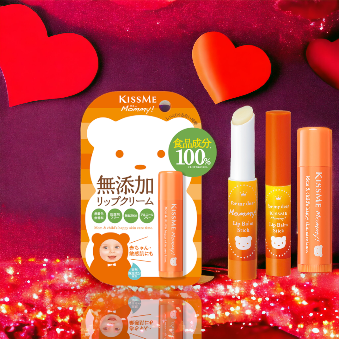 Son Dưỡng Môi Kissme Mommy Lips Chống Nứt Nẻ Dành Cho Bé Từ 6 Tháng Tuổi Và Da Nhạy Cảm (2.5g )