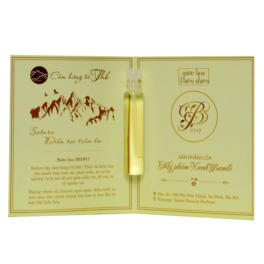 Nước Hoa Bambi BB2017 (2ml)