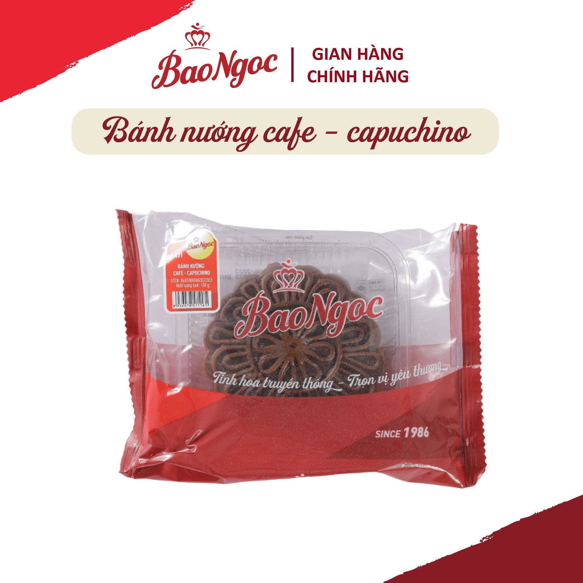 Bánh nướng Bảo Ngọc cafe – capuccino