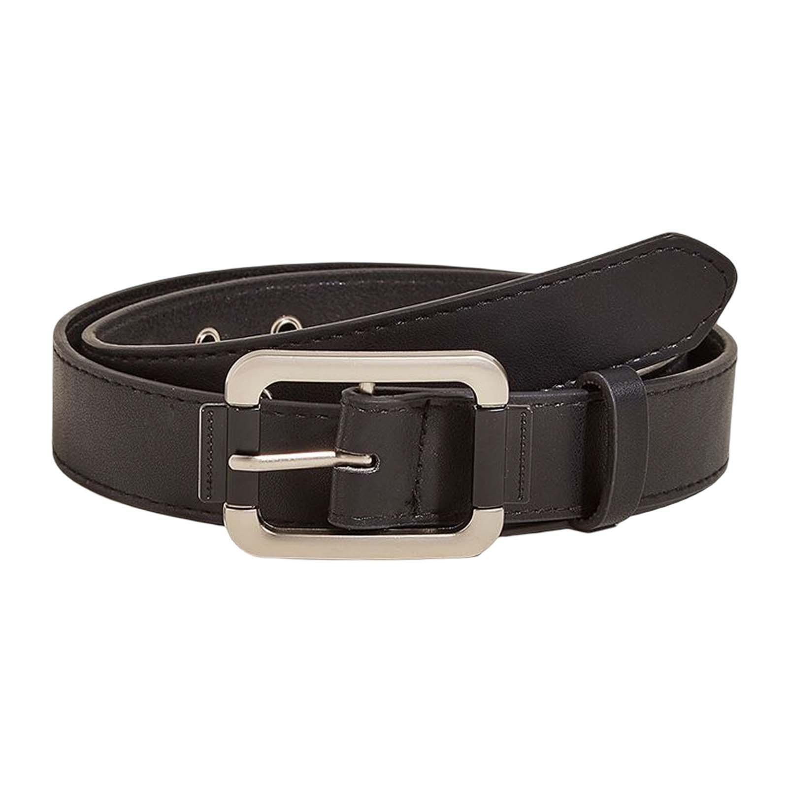 Men Pin Buckle Waist Belt PU Leather Fashion for Coats Daily wearing Street