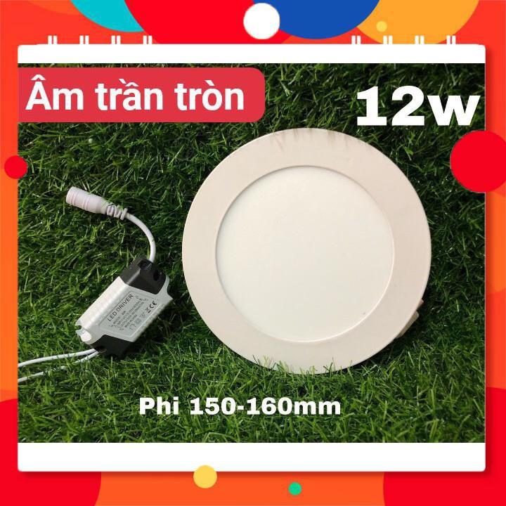 Đèn Âm Trần 12w Siêu Mỏng Lổ Khoét 15cm