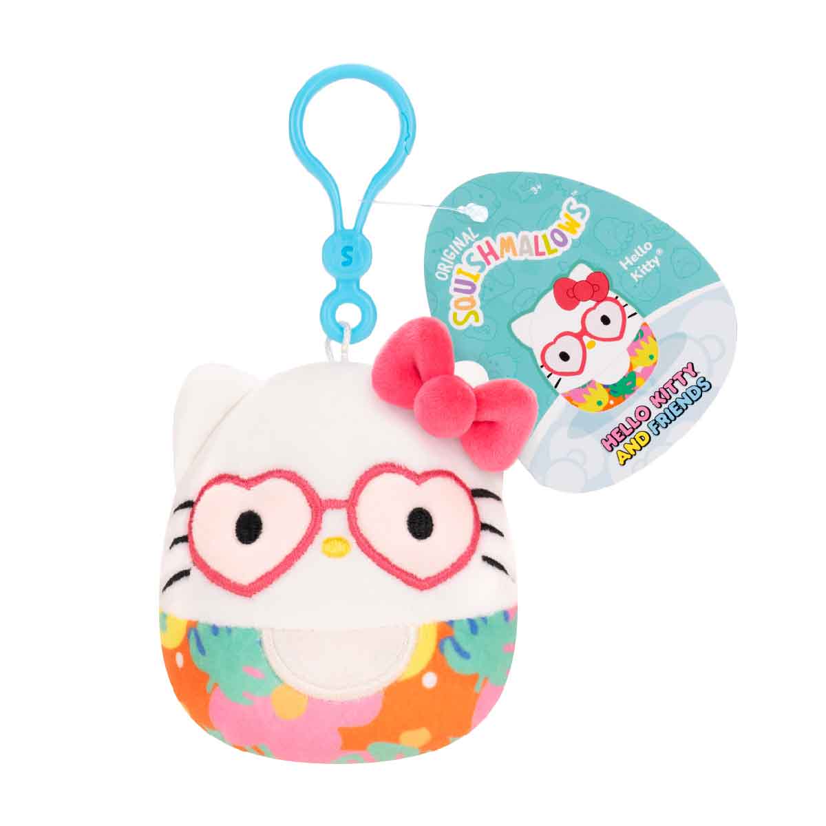 Đồ Chơi Móc Khoá Nhồi Bông 3.5 Inch 'Hello Kitty' SQUISHMALLOWS SQSN00595