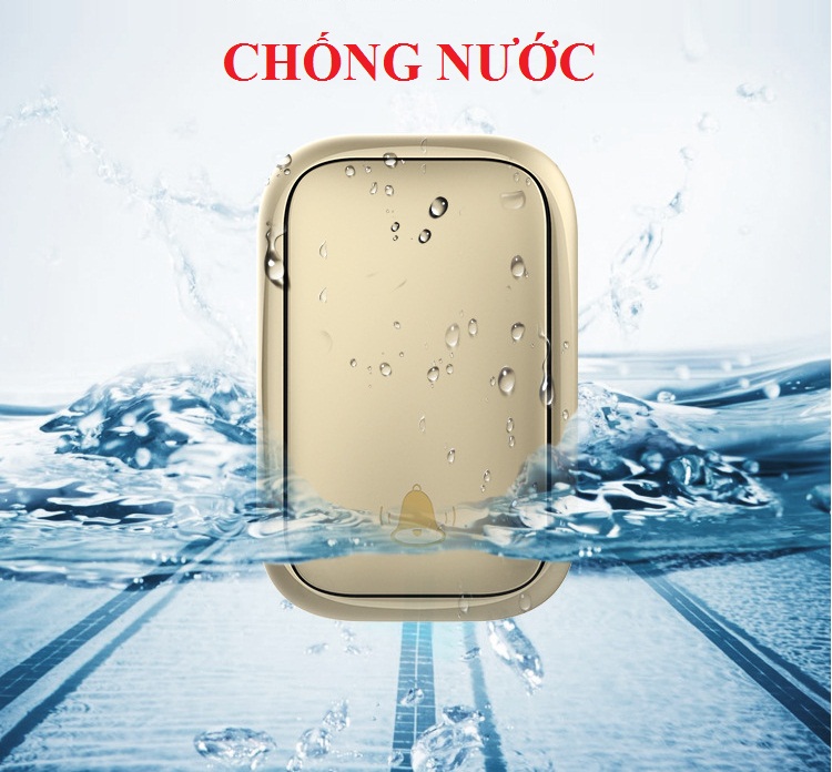 Chuông cửa không dây, không dùng pin, chống nước cao VIMOS -C8