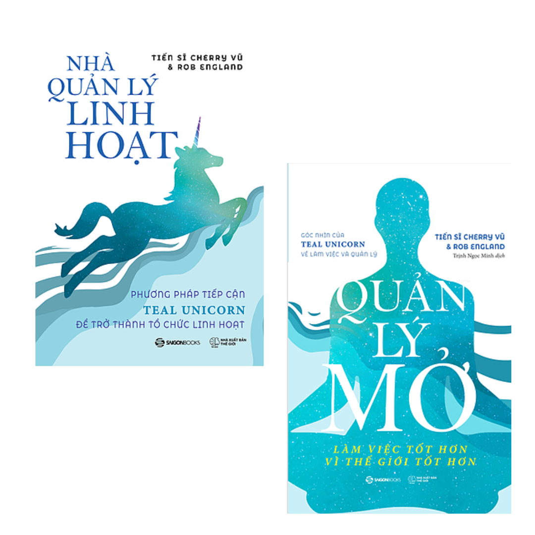 Sách Kinh Doanh- Combo 2 Cuốn - Quản Lý Mở + Nhà Quản Lý Linh Hoạt