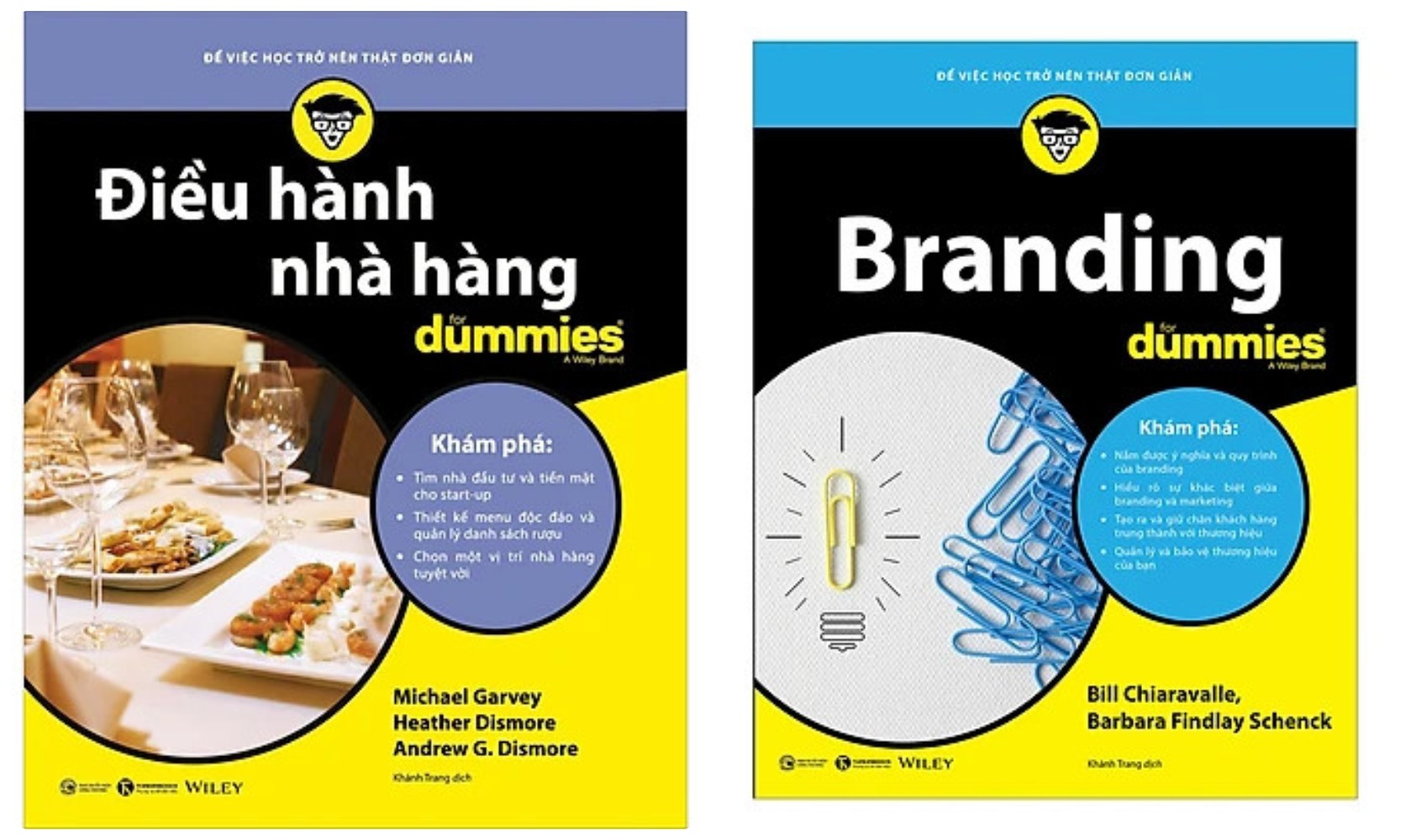 Combo 2Q: Điều Hành Nhà Hàng For Dummies + Branding For Dummies