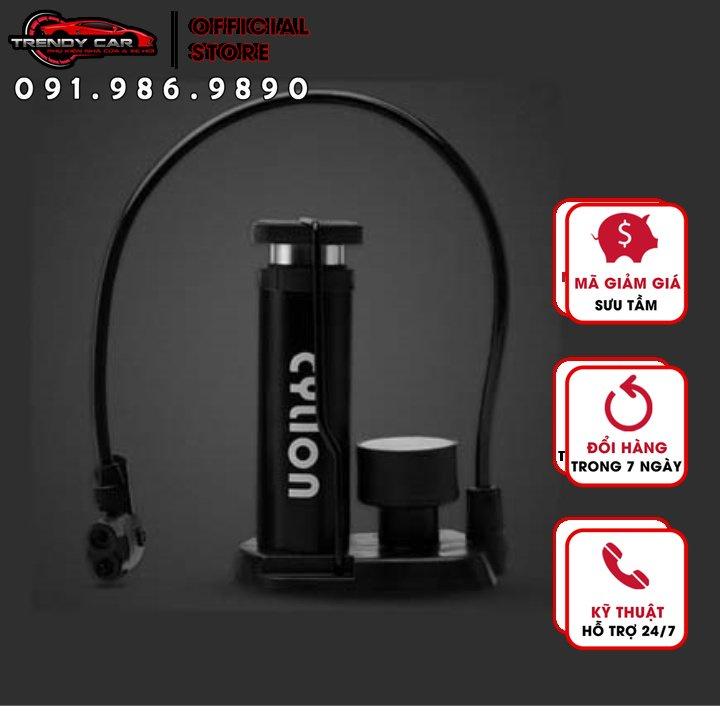 Bơm xe đạp xe máy xe hơi áp suất cao có đồng hồ đo áp suất hàng xịn, gọn gàng độ bền cao